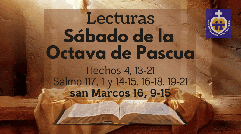 lecturas sábado de la octava de pascua