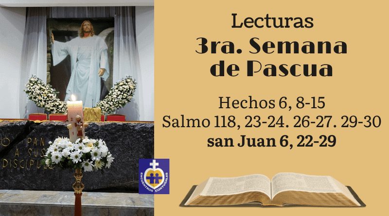 lecturas lunes tercera semana de pascua