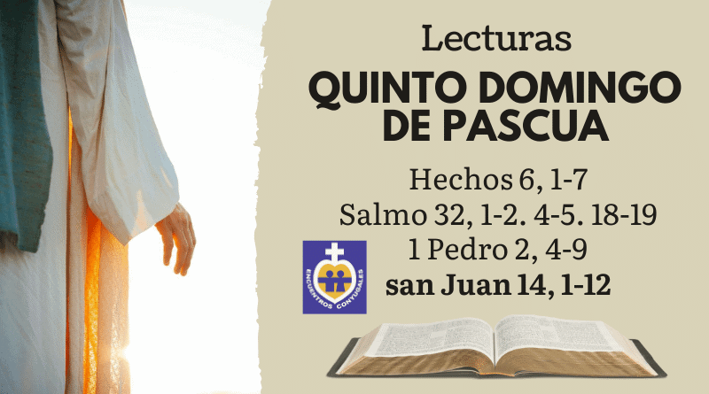 lecturas 5to domingo de pascua, jesus camino verdad y vida