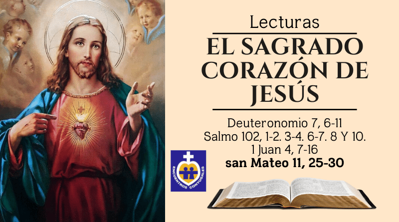 lecturas el sagrado corazón de Jesús - solemnidad - ciclo A