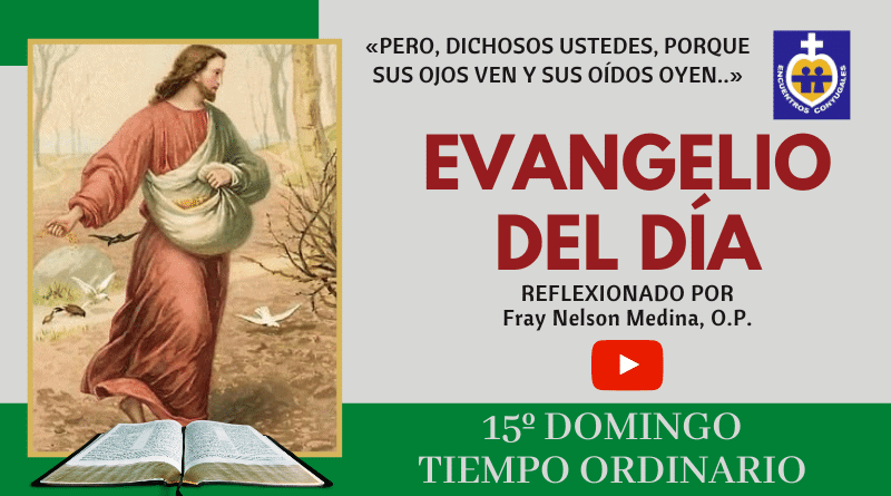 Reflexión al evangelio décimo quinto domingo - tiempo ordinario - ciclo A