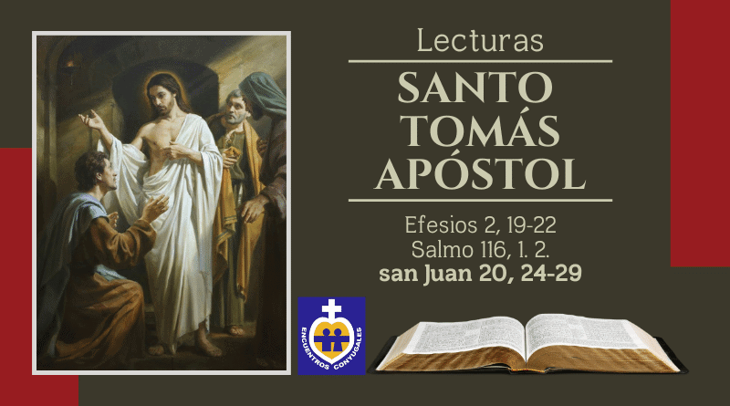 lecturas santo tomás - apóstol - fiesta - ciclo A