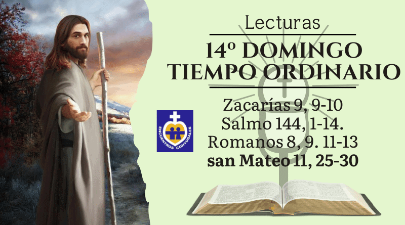 lecturas 14º domingo - tiempo ordinario - ciclo A