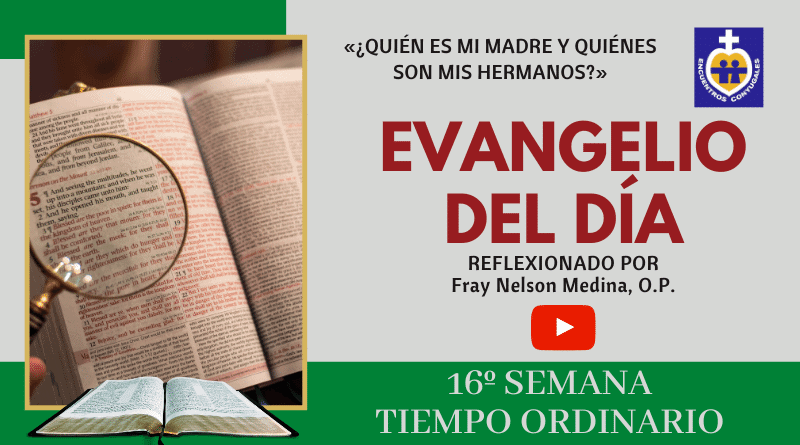 reflexión evangelio martes 21 de julio de 2020 - 16º semana - tiempo ordinario - ciclo A