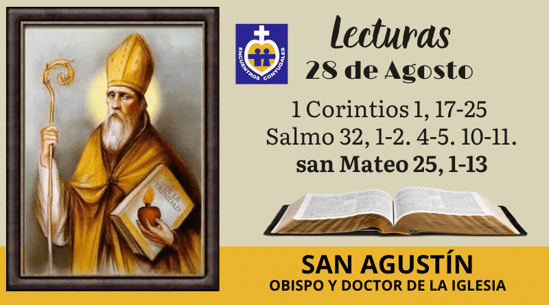 san agustín obispo y doctor de la iglesia - lecturas 28 de agosto - memoria