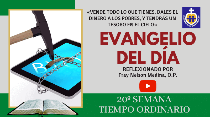 reflexión al evangelio 17 de agosto - 20º semana - tiempo ordinario - ciclo A