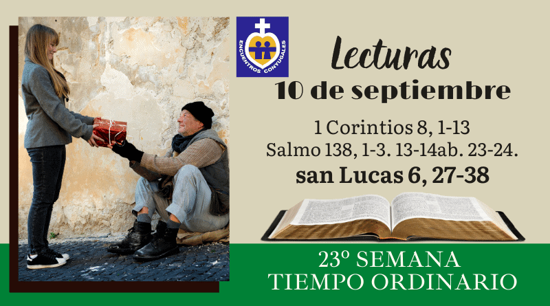 lecturas jueves 10 de septiembre - 23º semana - tiempo ordinario - año par