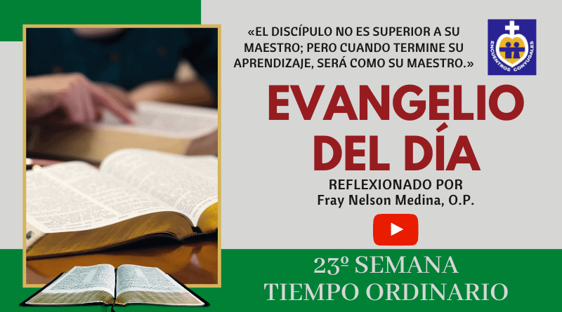 reflexión evangelio 11 de septiembre - 23º semana - tiempo ordinario - año par