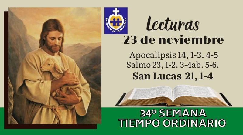 ecturas lunes 23 de noviembre | 34º Semana | Tiempo Ordinario- Año Par