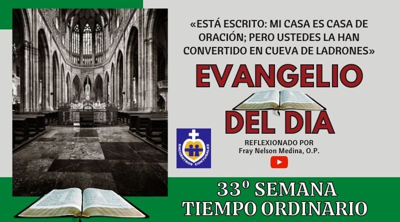 Reflexión Evangelio 20 de noviembre | 33º Semana | T Ordinario – Año Par