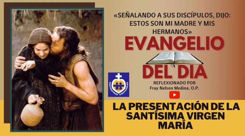 Reflexión Evangelio 21 de noviembre | La Presentación de la Virgen María