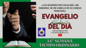 Reflexión Evangelio 25 de noviembre | 34º Semana | T Ordinario – Año Par