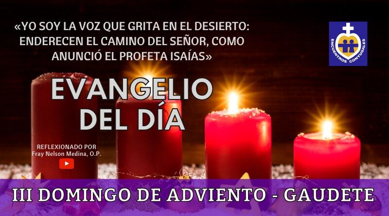 Reflexión Domingo Gaudete | III Domingo Adviento | 13 de diciembre